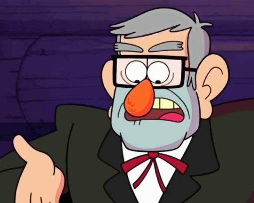 Grunkle Stan Gravity Falls Diamond Painting