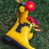 Gumboots And Flowers Diamond Painting