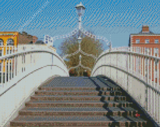 Halfpenny Bridge Dublin Diamond Painting