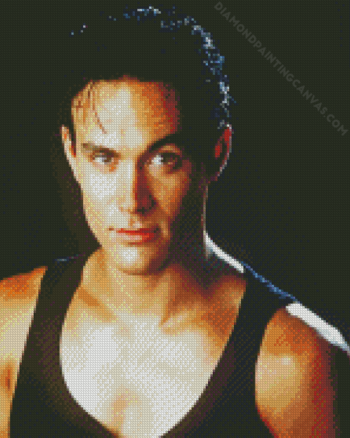 Handsome Brandon Lee Diamond Painting