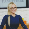 Hayden Panettiere Wearing Glasses Diamond Painting