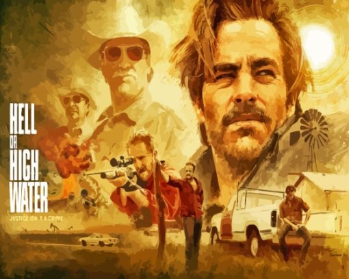 Hell Or High Water Movie Diamond Painting