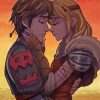 Hiccup And Astrid Diamond Painting