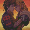 Hiccup And Astrid Diamond Painting