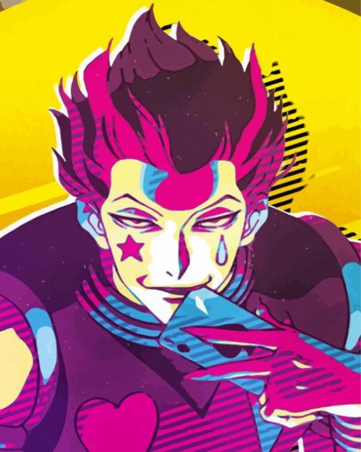 Hisoka Pop Art Diamond Painting