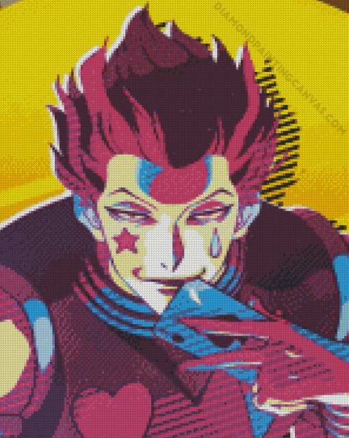 Hisoka Pop Art Diamond Painting