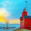 Holland Michigan Lighthouse Diamond Painting