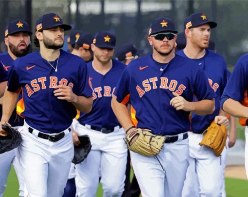 Houston Astros Team Diamond Painting