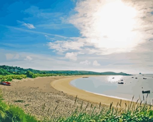 Isles Of Scilly Beach Diamond Painting