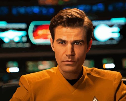 James T Kirk Diamond Painting