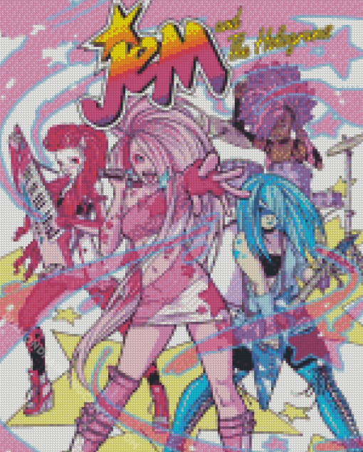 Jem And The Holograms Diamond Painting