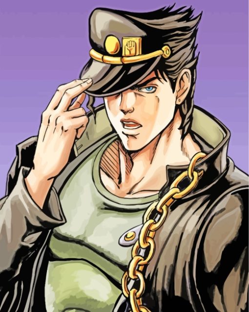 Jotaro Kujo Jojo Adventure Diamond Painting