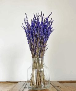 Lavender In Glass Vase Diamond Painting