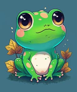 Lovely Kawaii Frog Diamond Painting