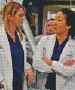 Meredith And Cristina Diamond Painting