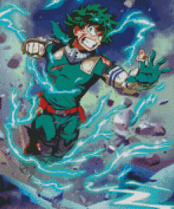 Mha Deku Diamond Painting