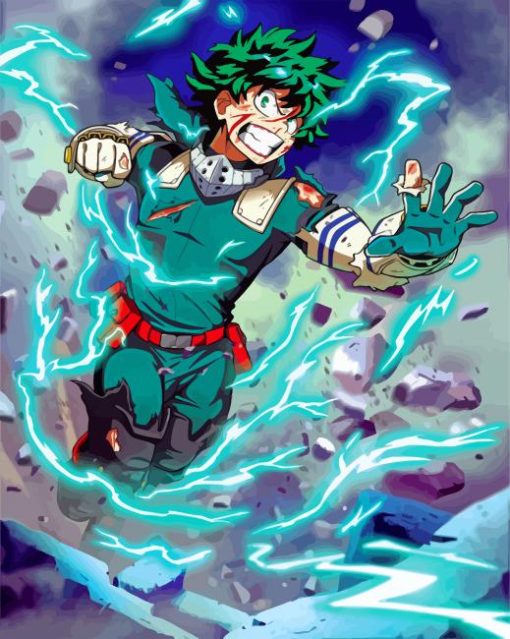 Mha Deku Diamond Painting