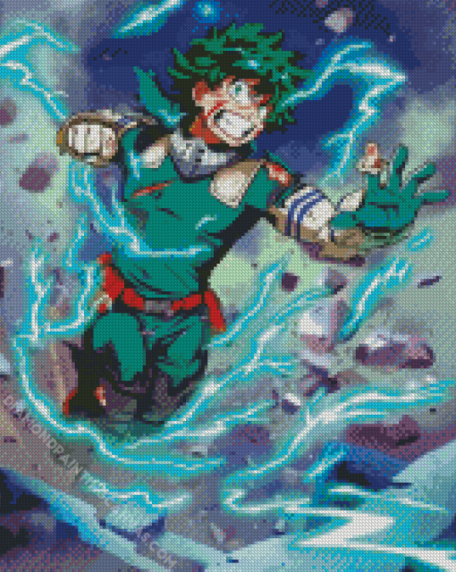 Mha Deku Diamond Painting