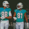 Miami Dolphins Players Diamond Painting