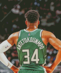 Milwaukee Bucks Player Diamond Painting