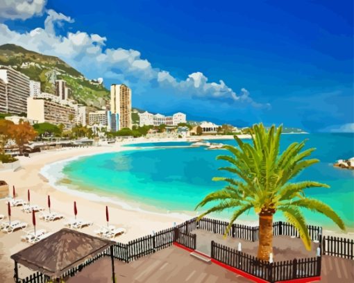 Monaco Beach Diamond Painting