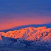 Mount Timpanogos At Sunset Diamond Painting