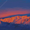 Mount Timpanogos At Sunset Diamond Painting