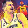 Nikola Jokic And Lebron James Diamond Painting