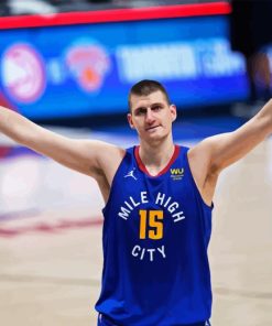 Nikola Jokic Denver Nuggets Diamond Painting