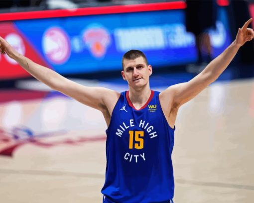 Nikola Jokic Denver Nuggets Diamond Painting