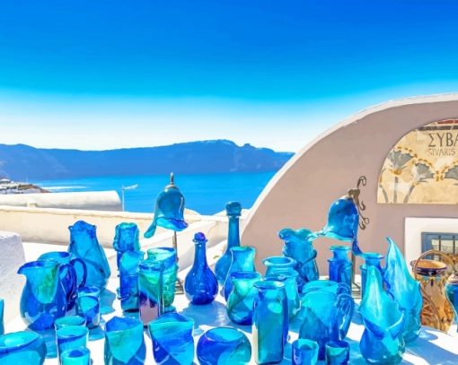 Oia Greece Diamond Painting