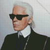 Old Karl Lagerfeld Diamond Painting