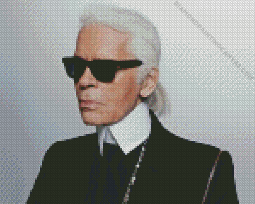 Old Karl Lagerfeld Diamond Painting