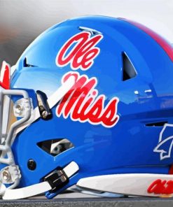 Ole Miss Helmet Diamond Painting