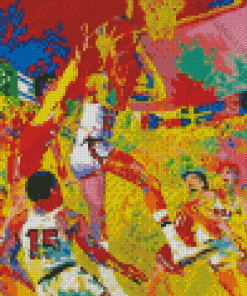 Olympiad Basketball Art Diamond Painting