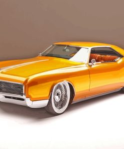 Orange Buick Riviera Diamond Painting