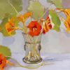 Orange Trumpet Vines Diamond Painting