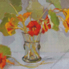 Orange Trumpet Vines Diamond Painting