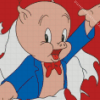 Porky Pig Cartoon Diamond Painting