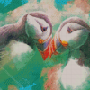 Puffin Birds Art Diamond Painting