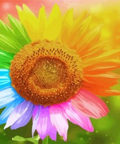 Rainbow Sunflower Diamond Painting