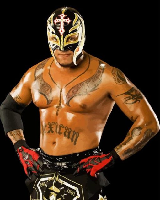 Rey Mysterio Wrestler Diamond Painting