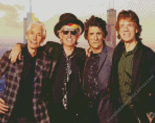 Rolling Stones Band Diamond Painting