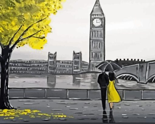 Romantic London Art Diamond Painting