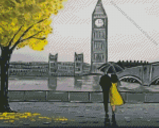 Romantic London Art Diamond Painting