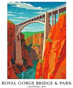 Royal Gorge Poster Diamond Painting