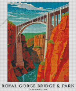 Royal Gorge Poster Diamond Painting