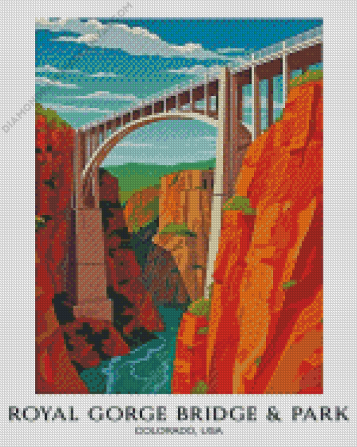 Royal Gorge Poster Diamond Painting