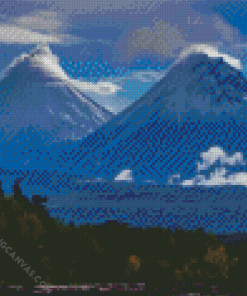 Russian Landscape Mountains Diamond Painting