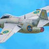 Saab 29 Tunnan Diamond Painting